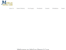 Tablet Screenshot of downriverdental.com